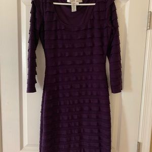 Sexy, fun, and flirty purple dress!